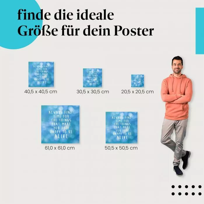Zeit für Glück | Postereck 2415