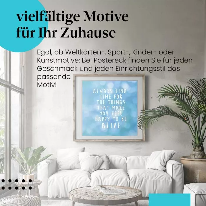 Zeit für Glück | Postereck 2415