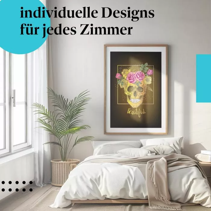 Goldener Totenkopf | Postereck 3957