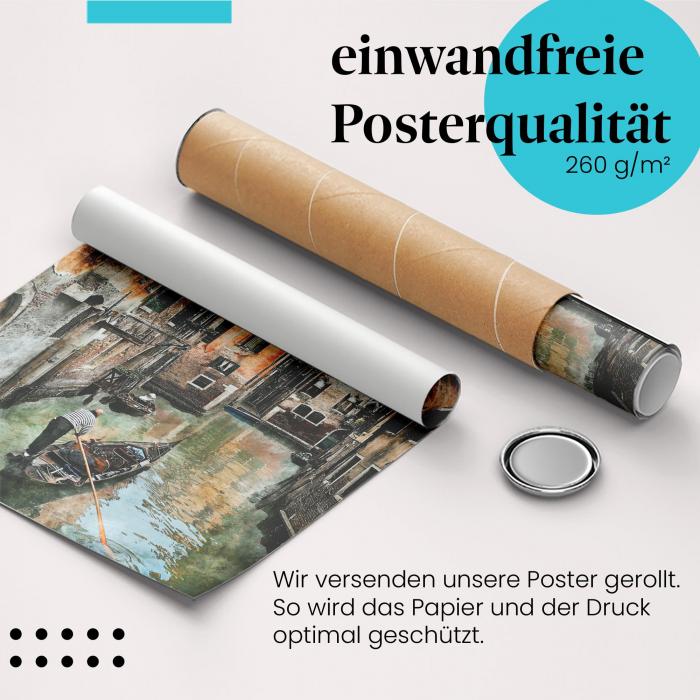 Preview: Gondelfahrt: Venedig | Postereck 1566