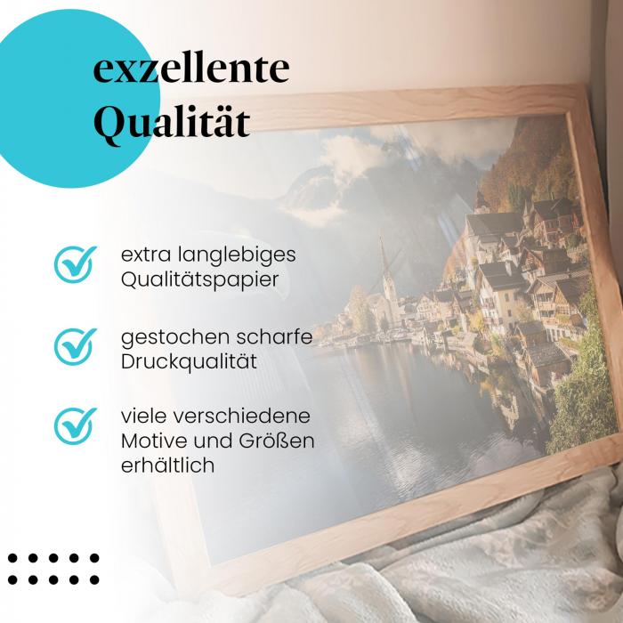 Preview: Hallstatt im Herbst | Postereck 3866