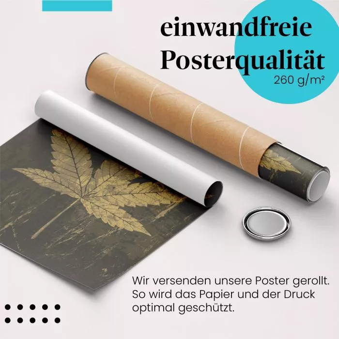 Hanfblatt: Vintage | Postereck 1820