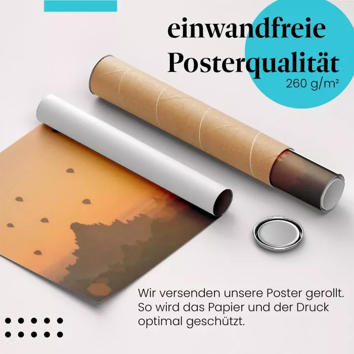 Bagan im Nebel | Postereck 3078