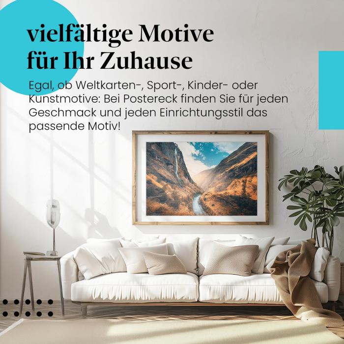 Preview: Herbstlicher Wasserfall | Postereck 3528