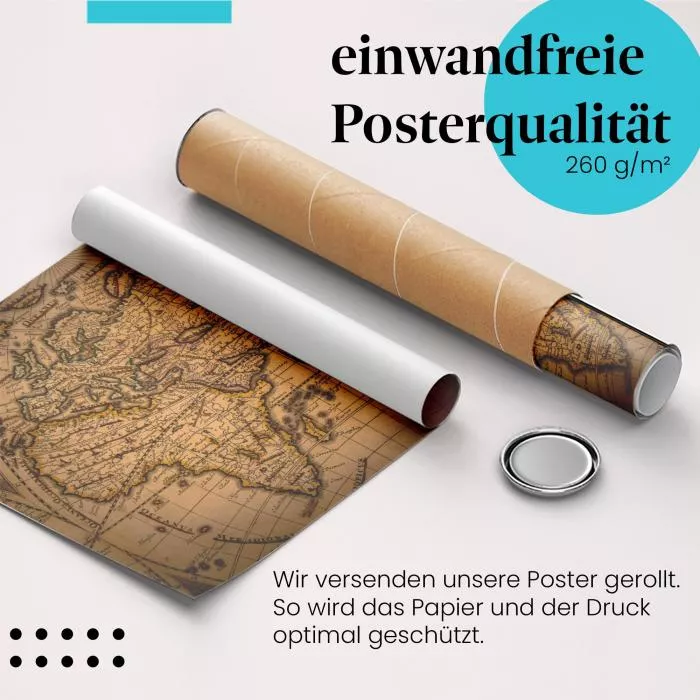 Historische Weltkarte | Postereck 3336