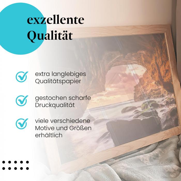 Preview: Blick aus der Höhle auf das Meer | Postereck 3792