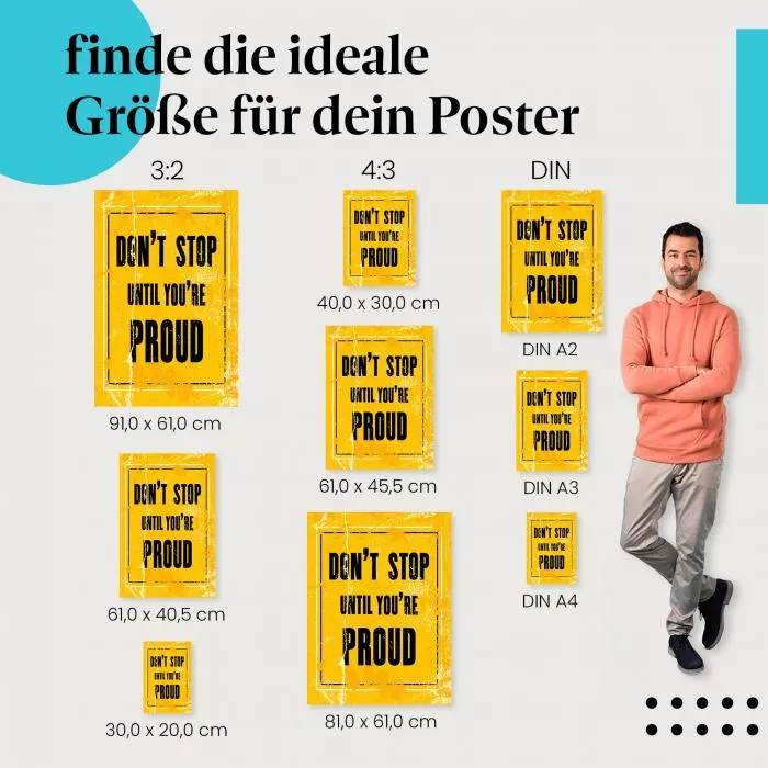 Hör nicht auf, bis… | Postereck 1633