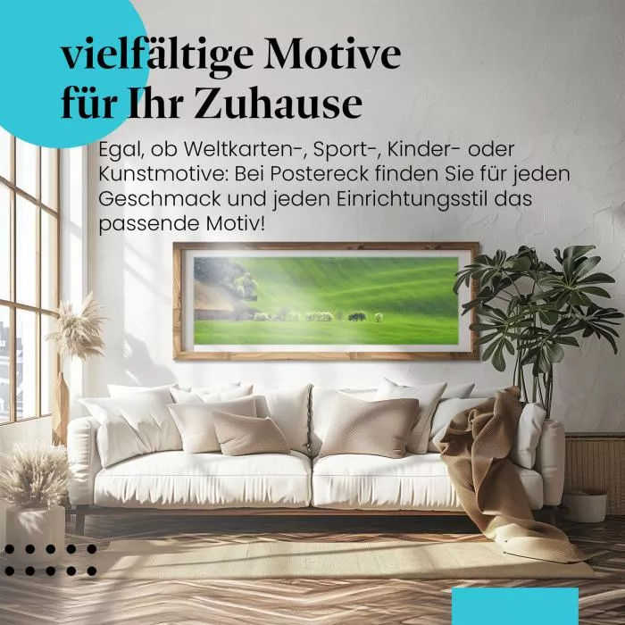 Hügelige Landschaft | Postereck 4072