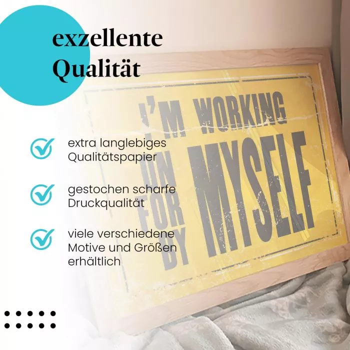 Ich arbeite an mir… | Postereck 1639
