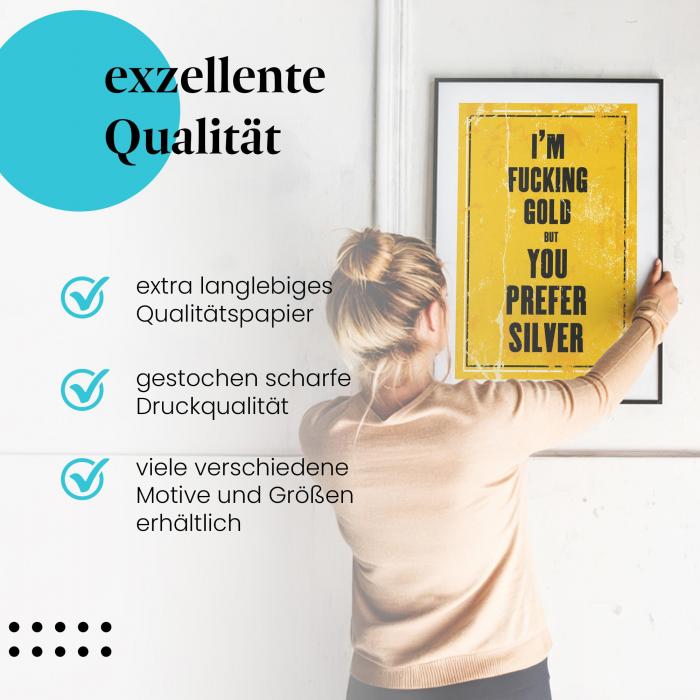 Preview: Ich bin Gold… | Postereck 1643