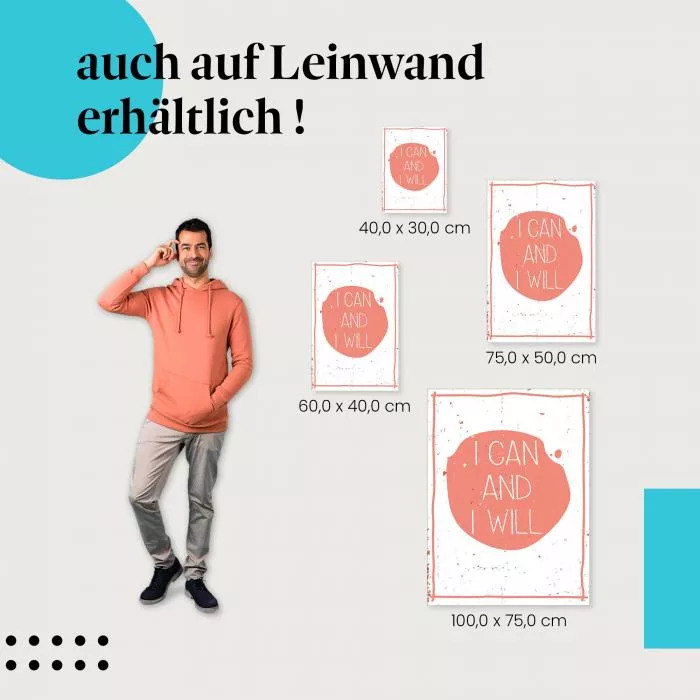 Ich kann und ich werde! | Postereck 1604