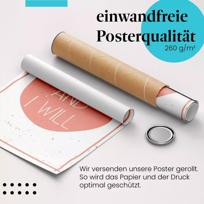 Ich kann und ich werde! | Postereck 1604