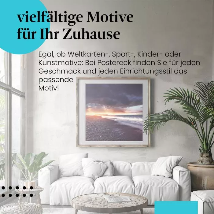 Islands schwarzer Strand | Postereck 2881