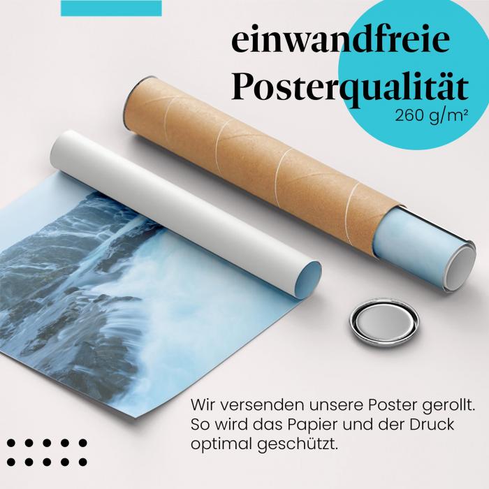 Preview: Isländischer Wasserfall | Postereck 3456