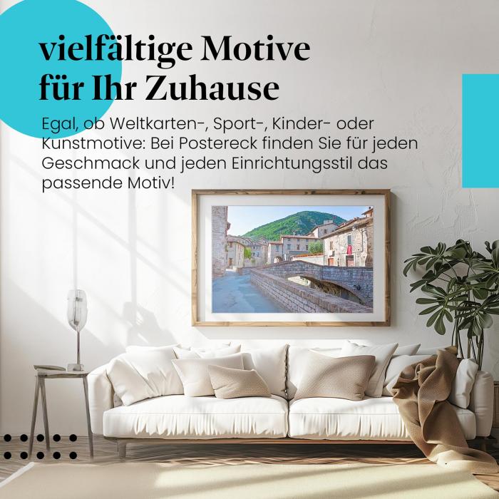 "Italienisches Dorf": Poster - malerisch & idyllisch!