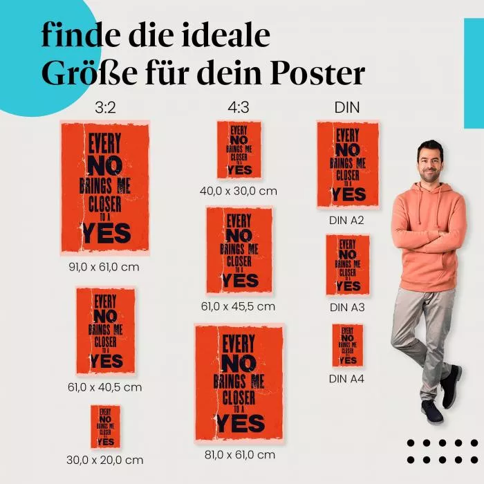 Jeder Nein: Näher zum Ja | Postereck 1676