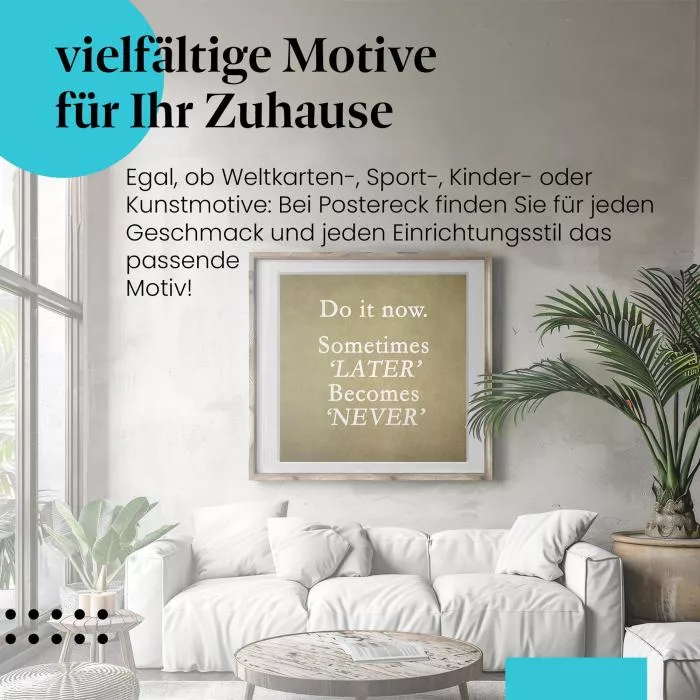Tu es jetzt | Postereck 2310