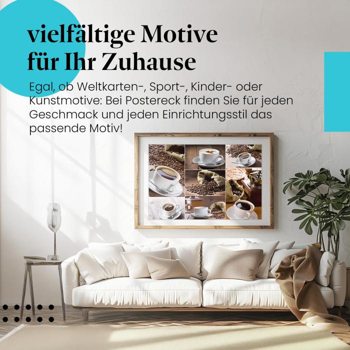 Leinwandbild "Kaffee": Verschiedene Zubereitungsarten - ein Fest für die Sinne.