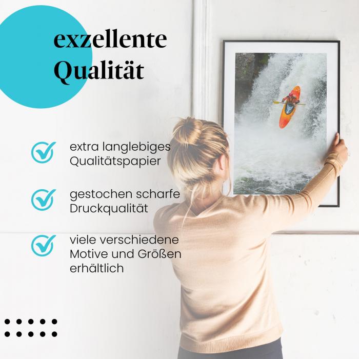 Preview: Kajak-Abenteuer: Wasserfall & Action | Postereck 0184