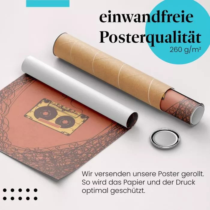 Kassettenherz | Postereck 2235