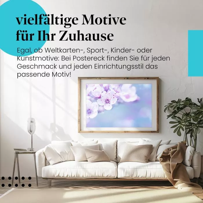 Zarte Kirschblüten: Frühling… | Postereck 1321