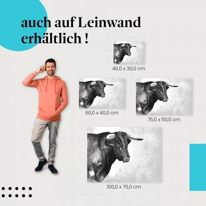 Mächtiger Stier | Postereck 3928