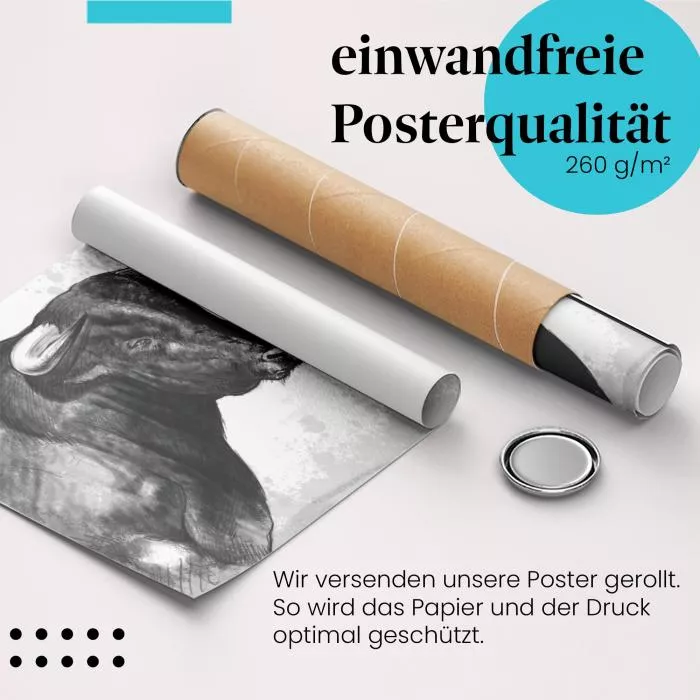 Mächtiger Stier | Postereck 3928