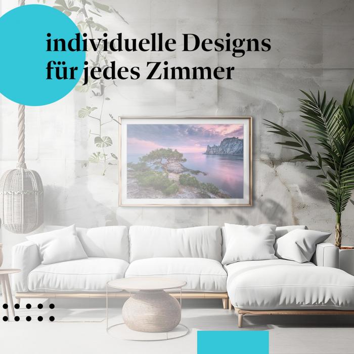 "Küstenlandschaft": Kunstdruck - Deko für Natur- & Meeresliebhaber.