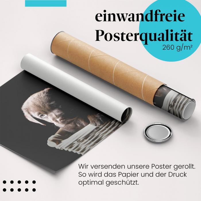 Preview:  Süße Labradorwelpen: Kuschelige Freude | Postereck 0209