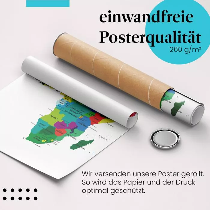 Afrika Kontinente | Postereck 0936