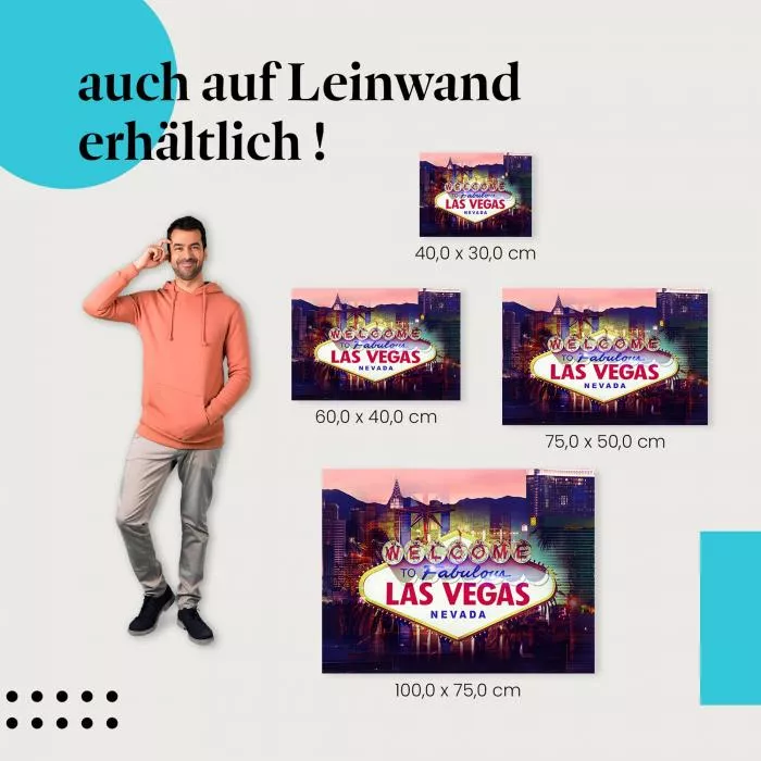 Willkommen in Las Vegas: Stadt der… | Postereck 1081