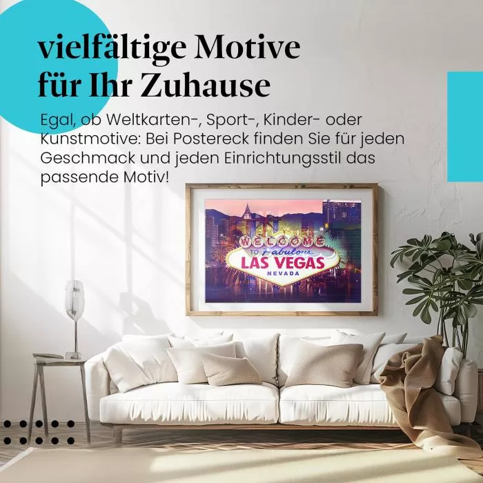 Willkommen in Las Vegas: Stadt der… | Postereck 1081