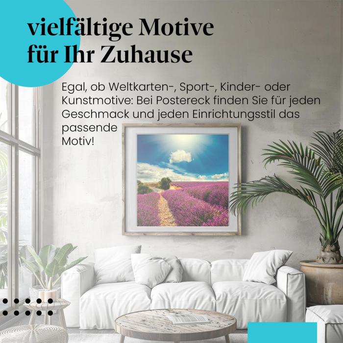 "Lavendeltraum": Poster - Duft & Schönheit der Natur!