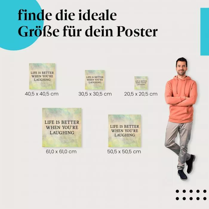 Lachen ist die beste Medizin | Postereck 2305