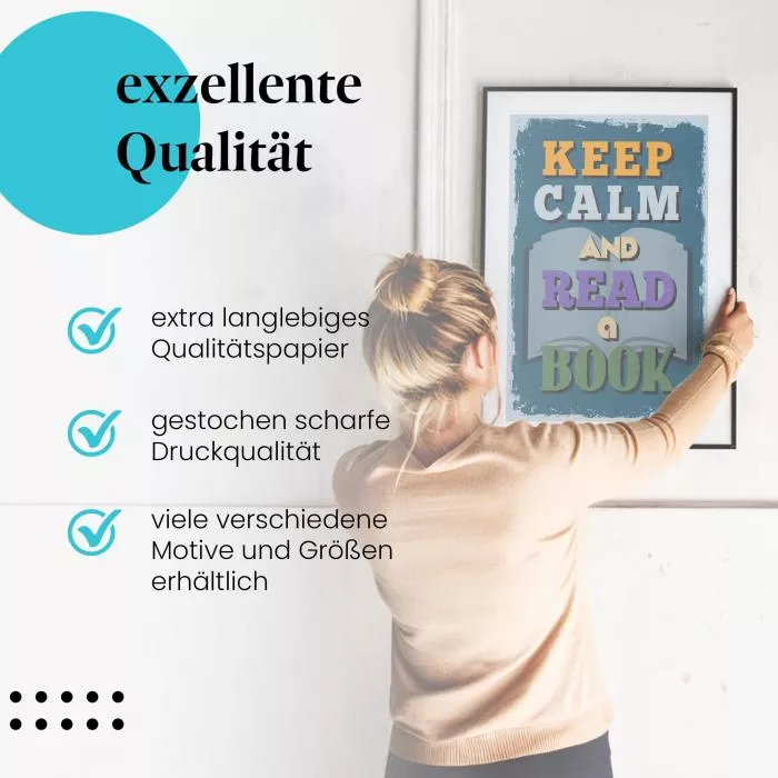 Keep Calm & Read | Postereck 0962