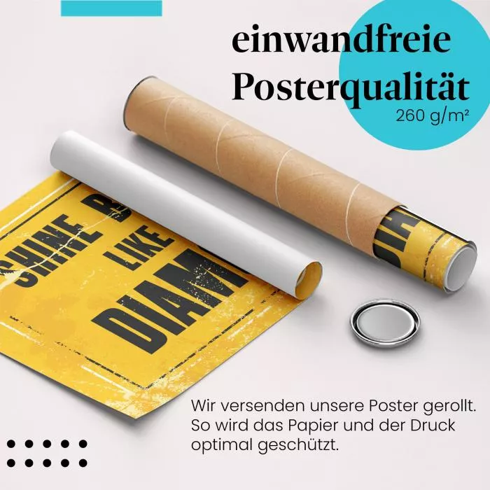 Leuchte hell: Diamant | Postereck 1631