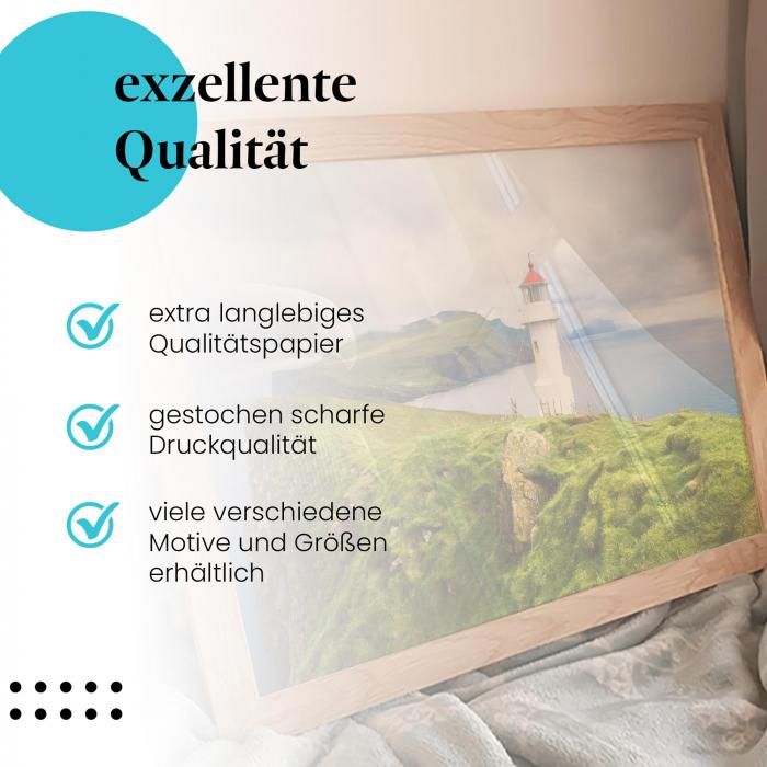 Preview: Leuchtturm an der Küste | Postereck 3523