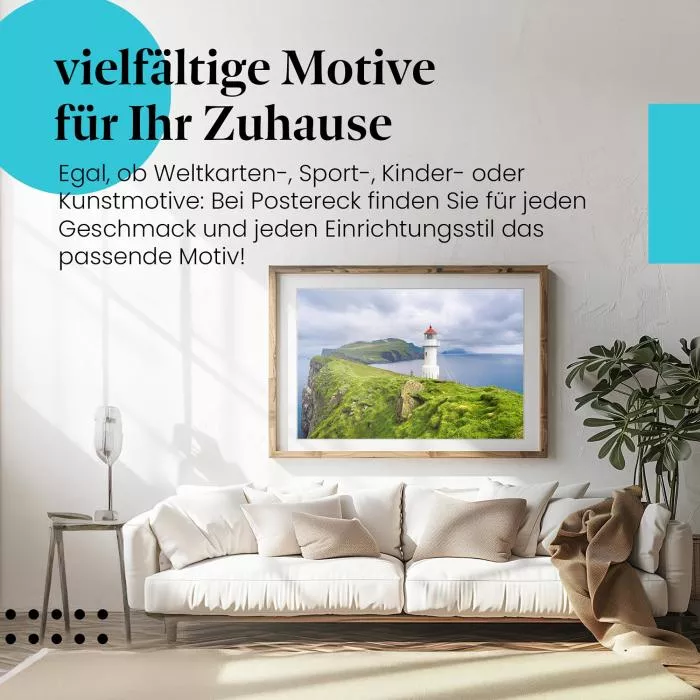 Leuchtturm an der Küste | Postereck 3523