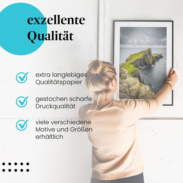 Preview: Isle of Skye: Klippen & Leuchtturm | Postereck 0487