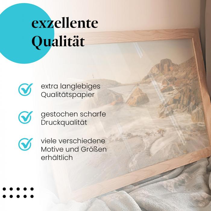 Preview: Nordische Weite: Küste & Leuchtturm | Postereck 0577