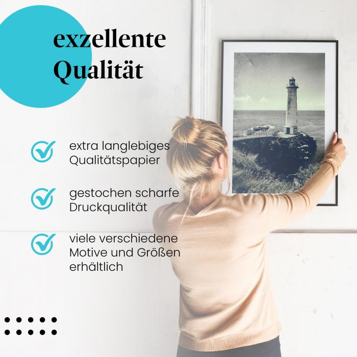 Preview: Einsamer Leuchtturm: Küste | Postereck 1951