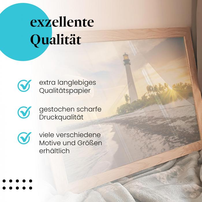 Preview: Leuchtturm am Strand | Postereck 3227