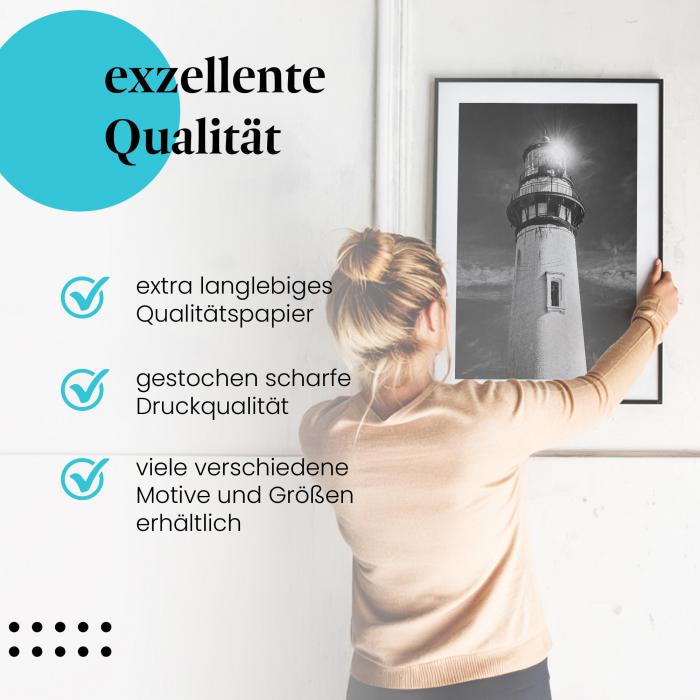 Preview: Leuchtturm im Sturm | Postereck 3499