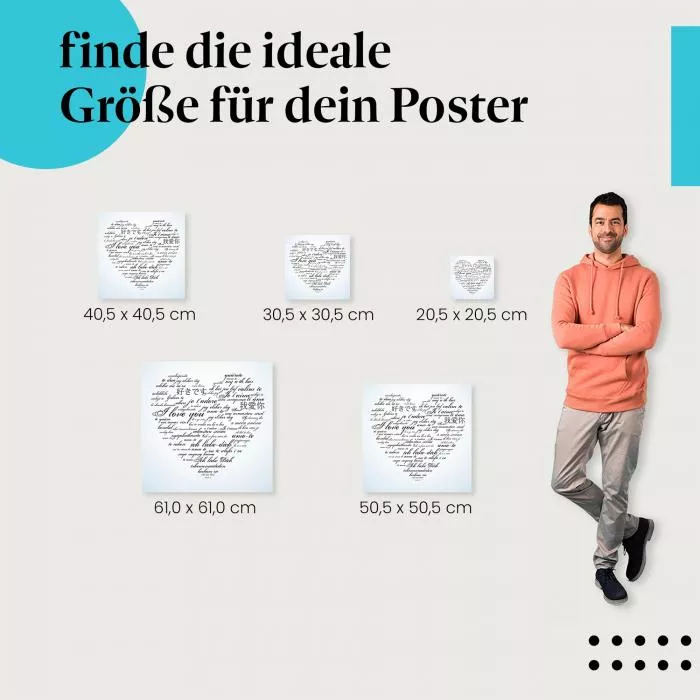 Ich liebe dich | Postereck 3540