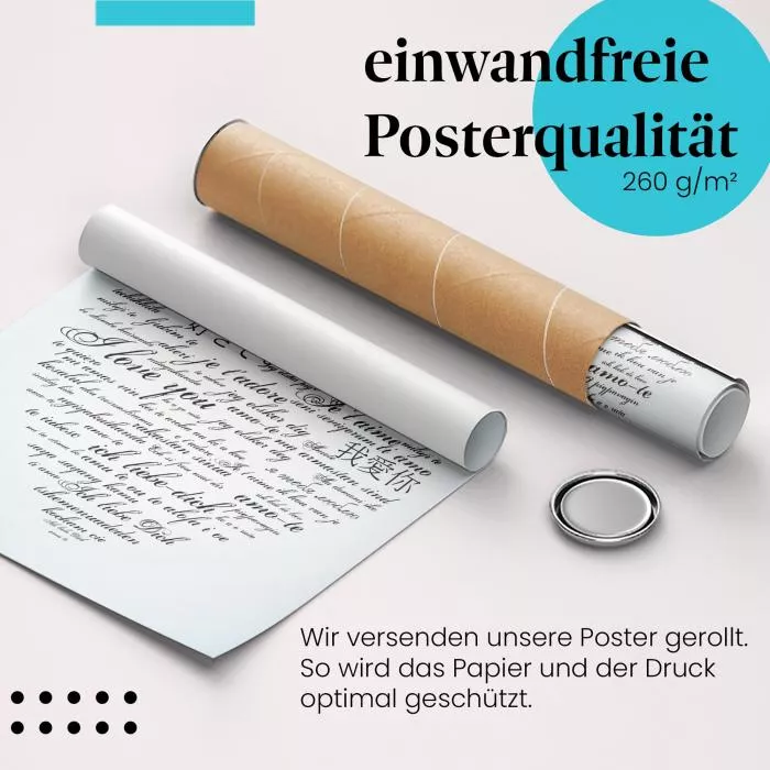 Ich liebe dich | Postereck 3540