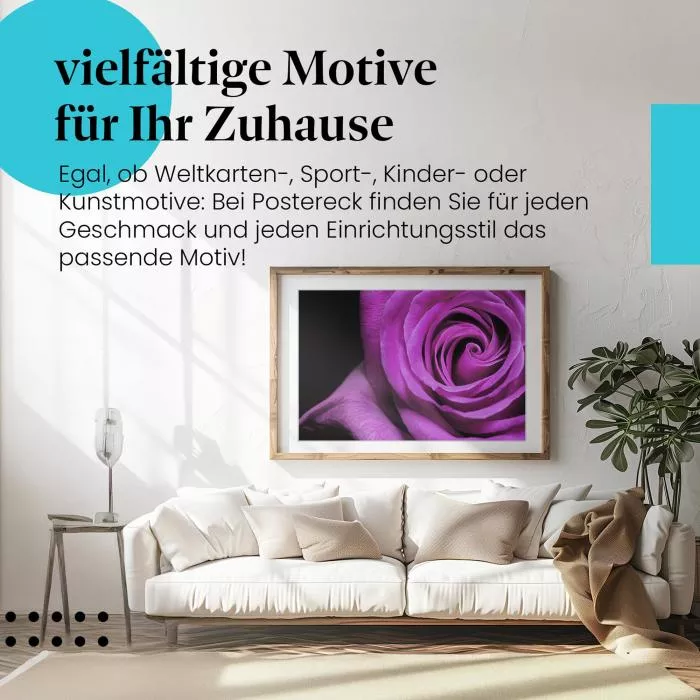 Geheimnisvolle Eleganz: Lila Rose | Postereck 0023
