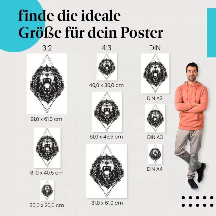 Löwenkopf | Postereck 3958