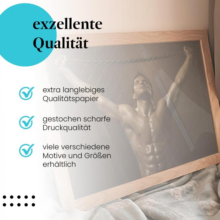 Preview: Kraft & Freiheit: Mann & Ketten | Postereck 0620