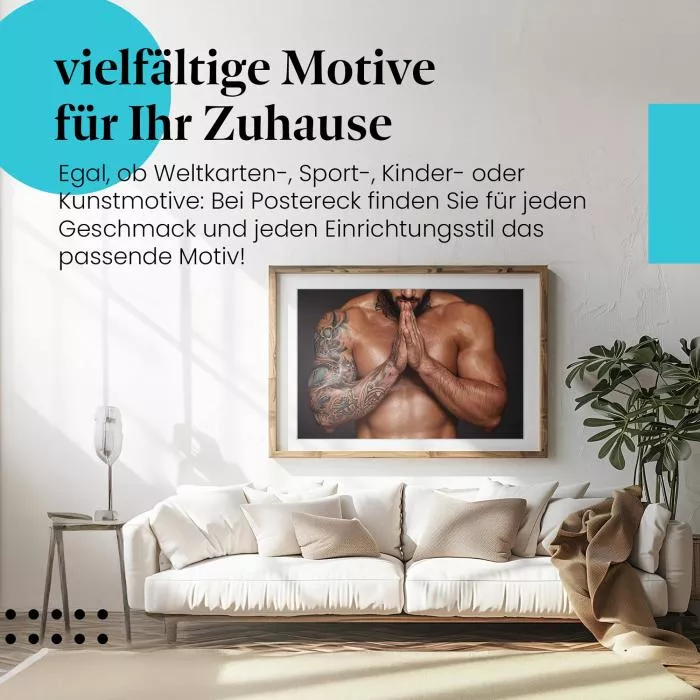 Meditierender Mann | Postereck 2527