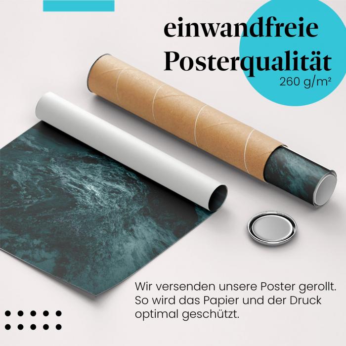 Preview: Mystischer Küstenzauber: Mondlicht & Felsen | Postereck 0131